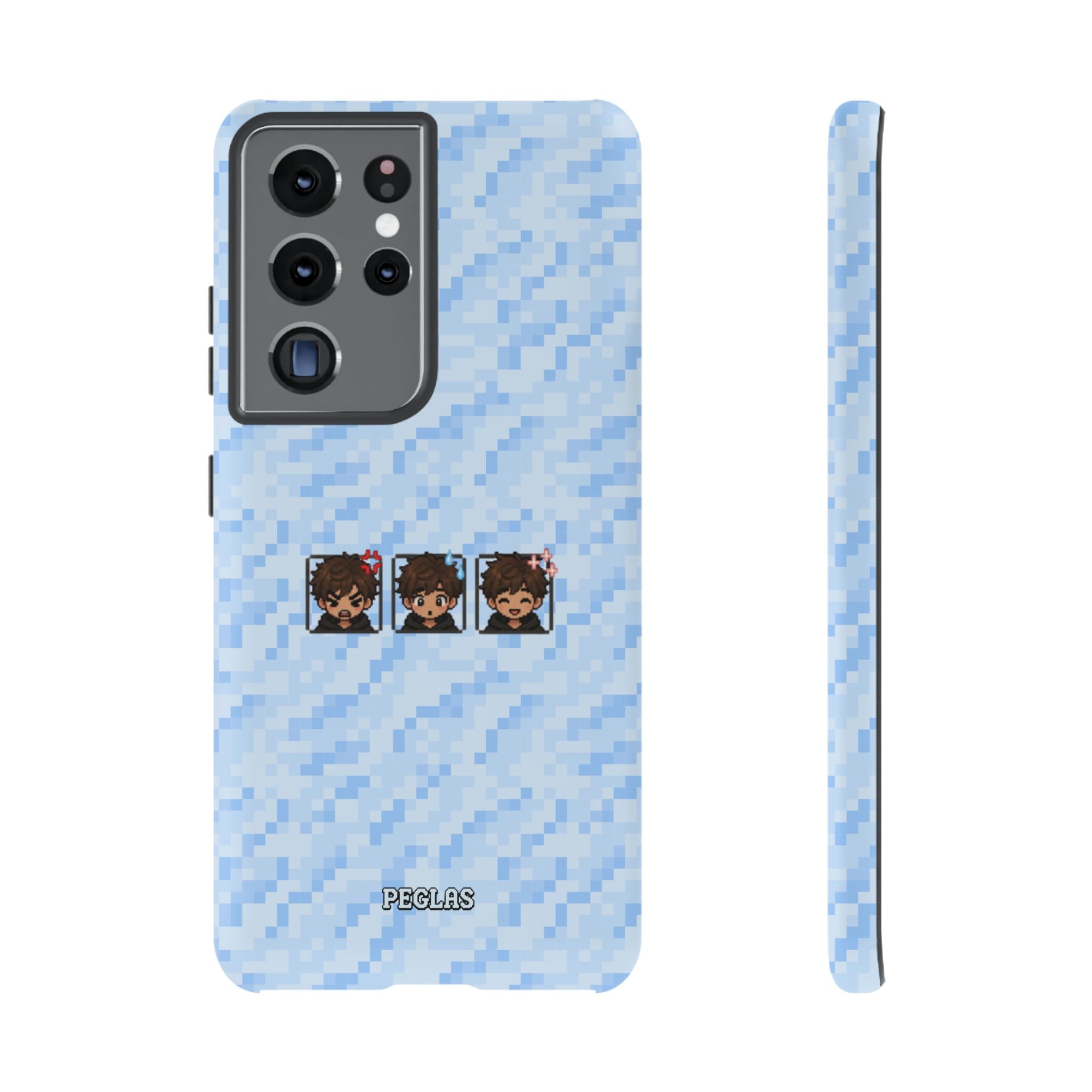 Blue Boy Emojis Blue Tough Phone Case