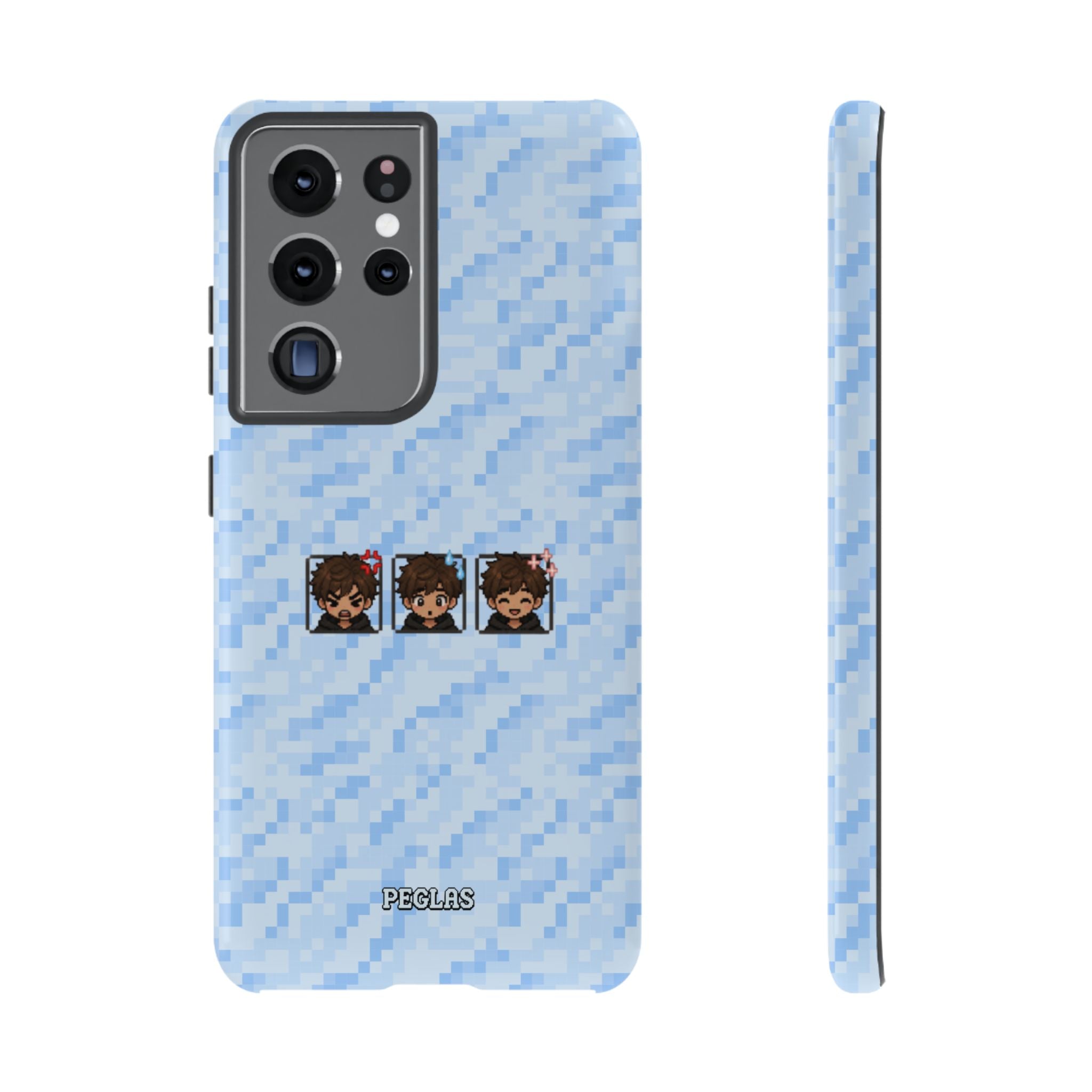 Blue Boy Emojis Blue Tough Phone Case