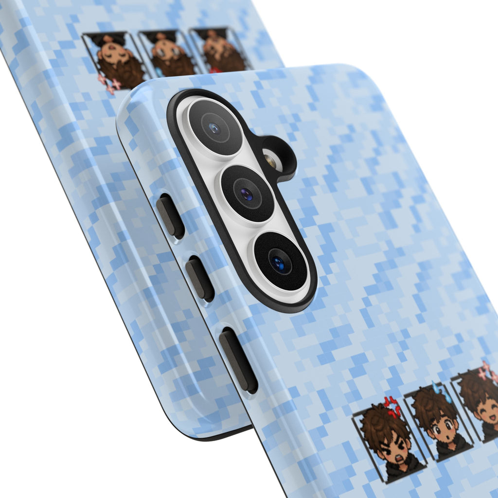 Blue Boy Emojis Blue Tough Phone Case