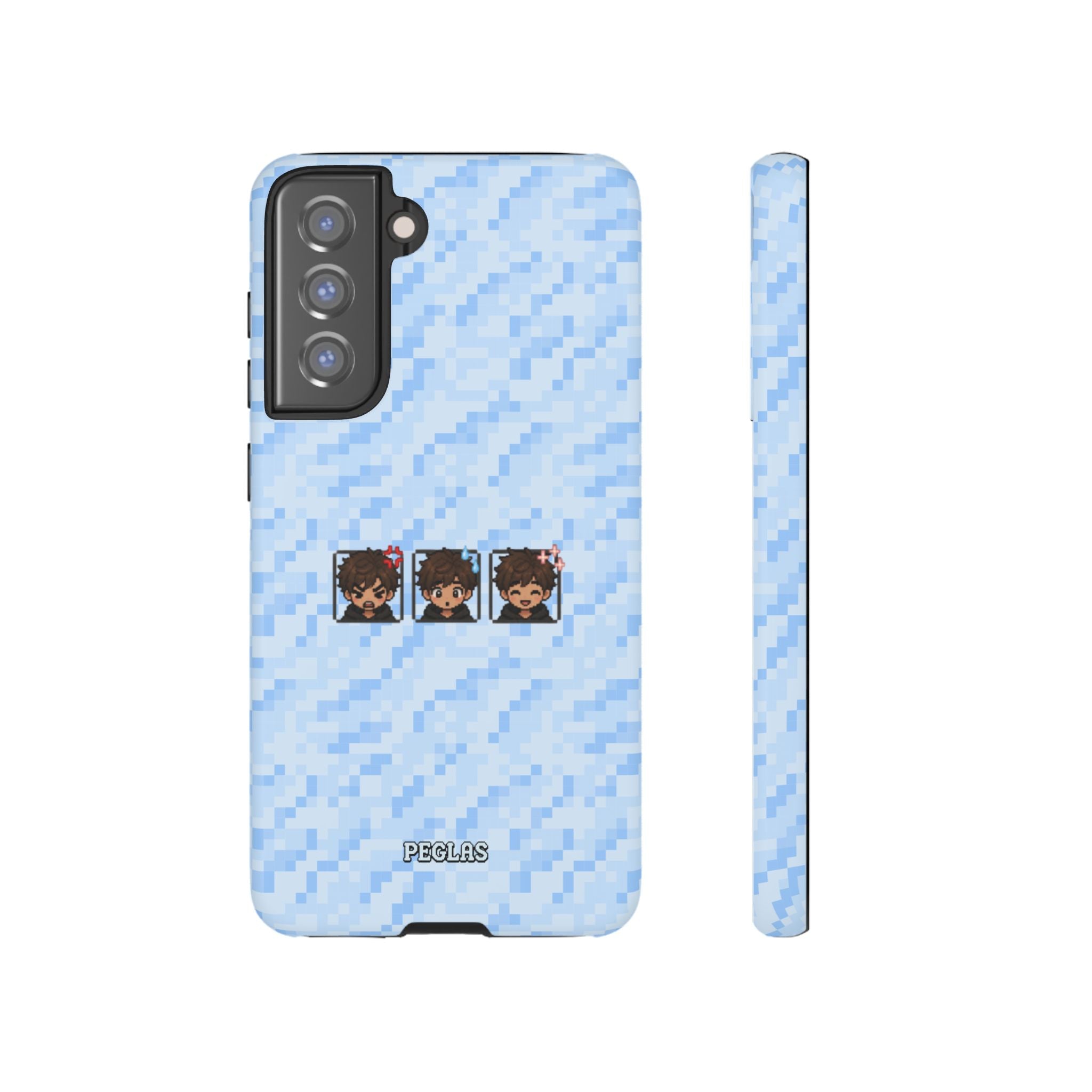 Blue Boy Emojis Blue Tough Phone Case