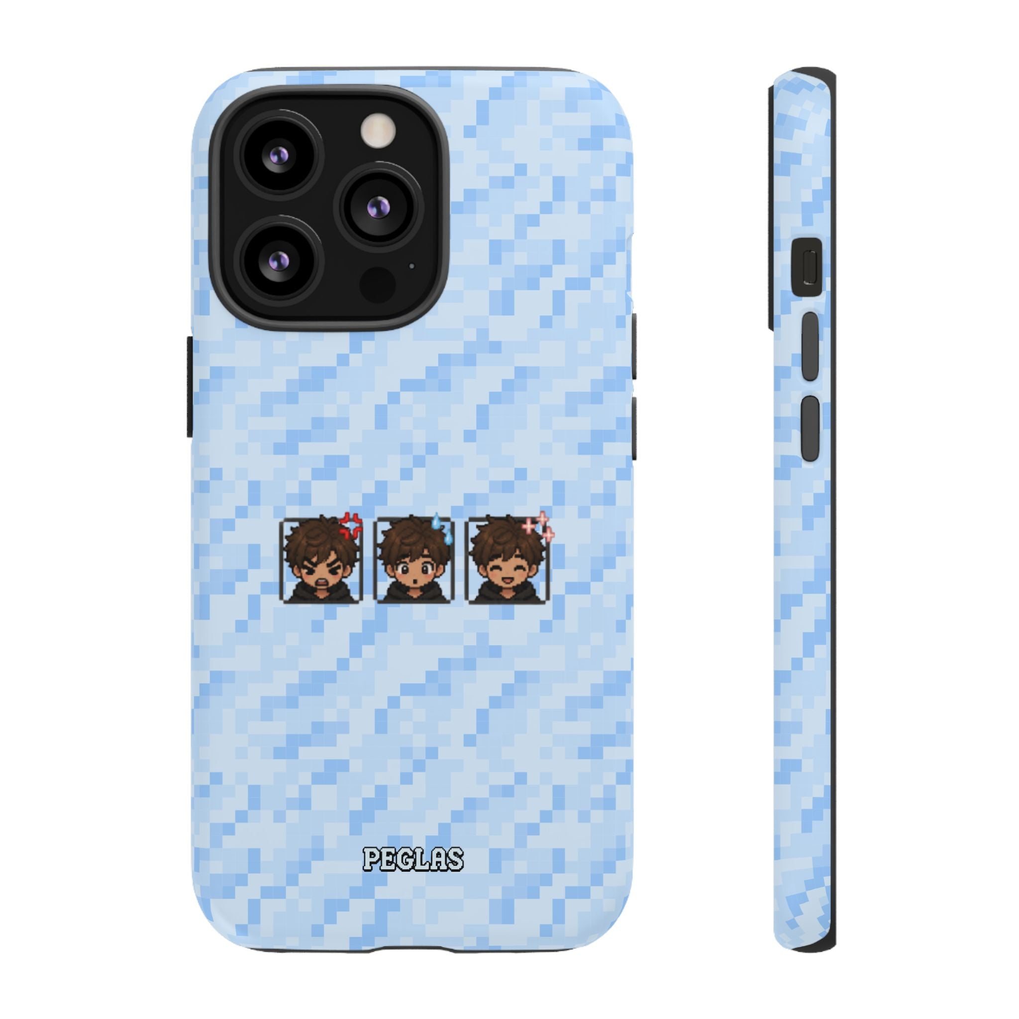 Blue Boy Emojis Blue Tough Phone Case
