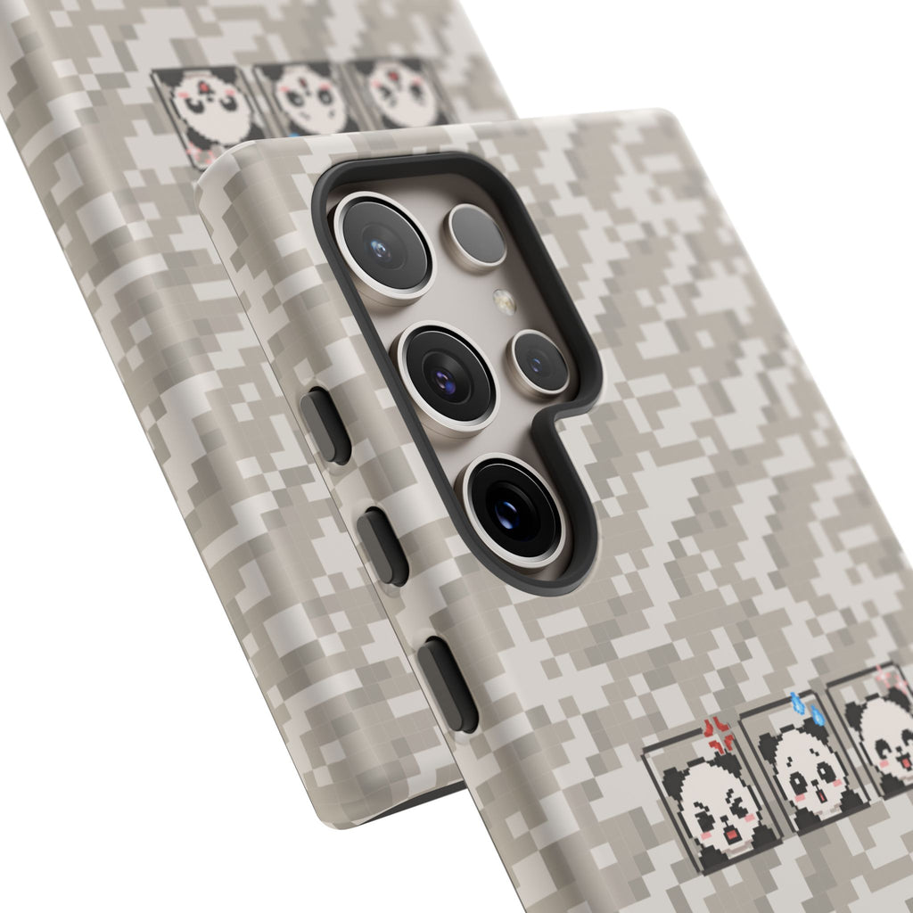 Pixel Panda Emojis Tough Phone Case