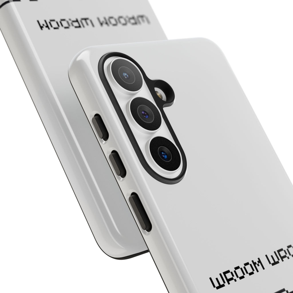 Retro Pixel Cars Phone Case — "Wroom Wroom" Tough Phone Cover