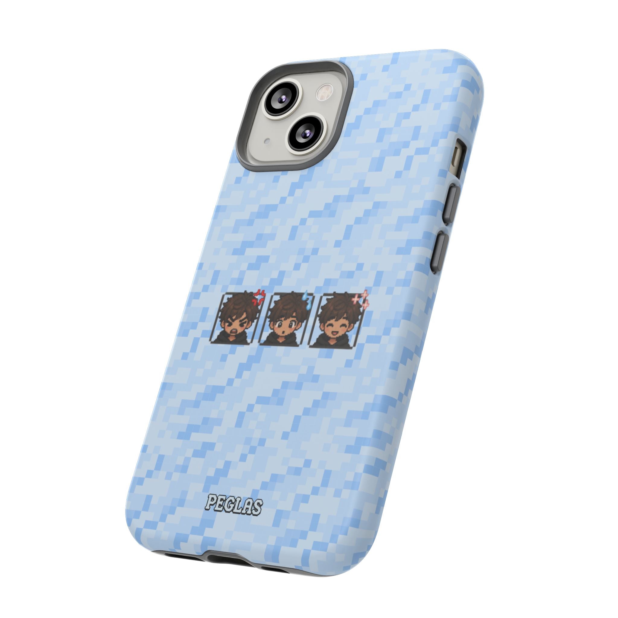 Blue Boy Emojis Blue Tough Phone Case