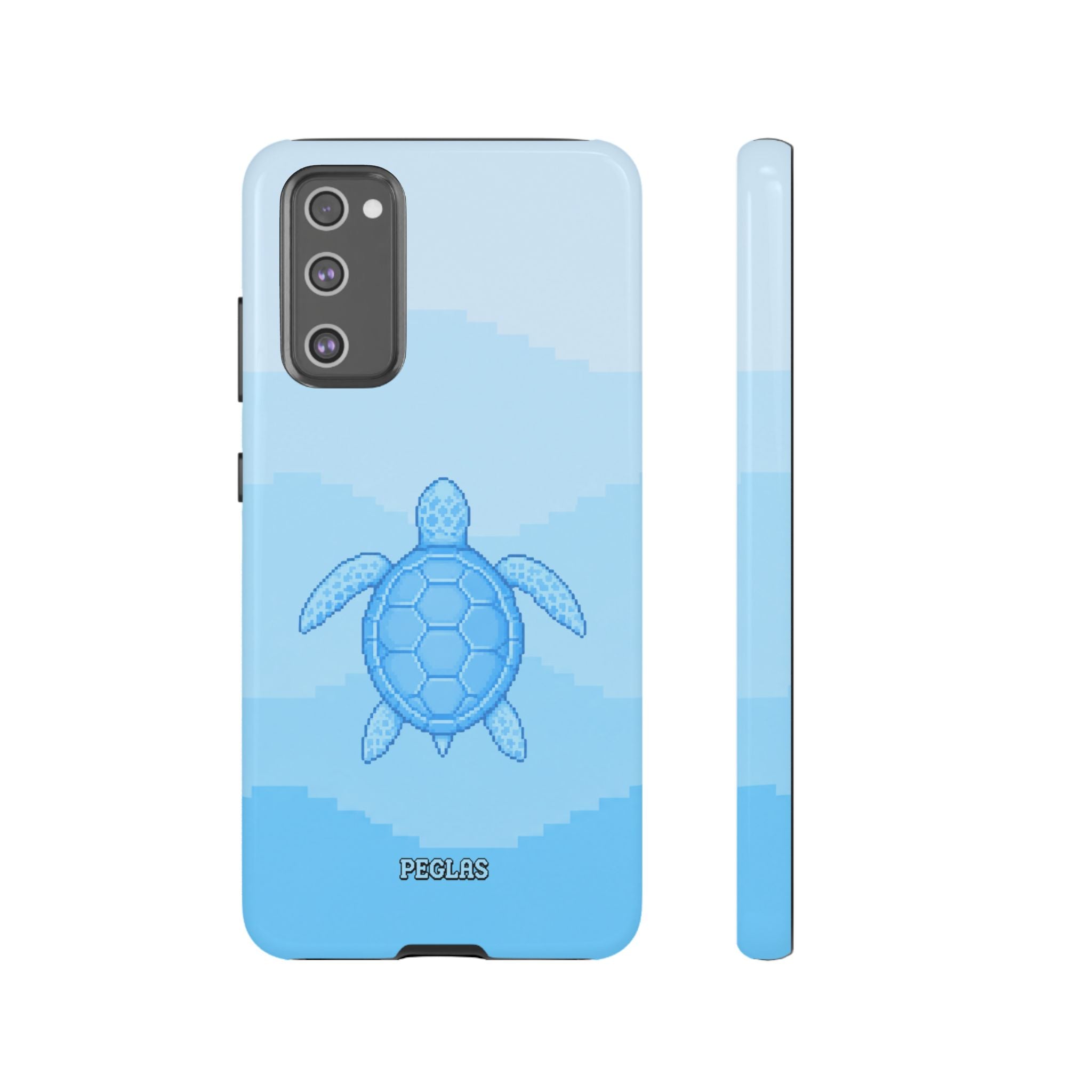 Ocean Blue Sea Turtle Phone Case — Cute Coastal iPhone Protective Cover