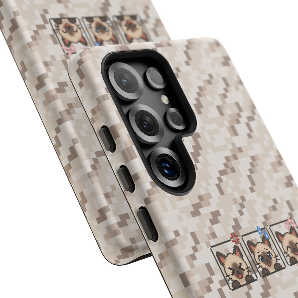 Pixel Cat Emojis Tough Phone Case