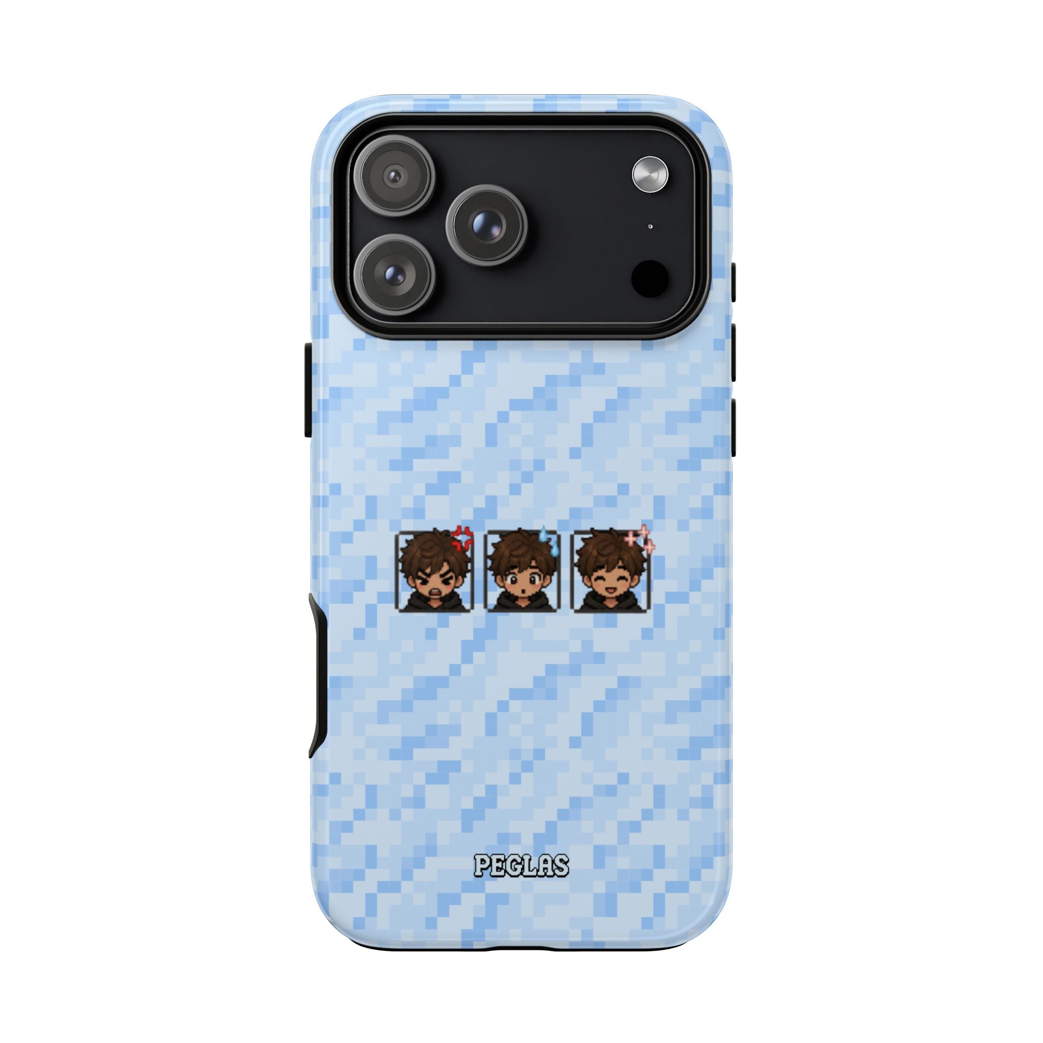Blue Boy Emojis Blue Tough Phone Case