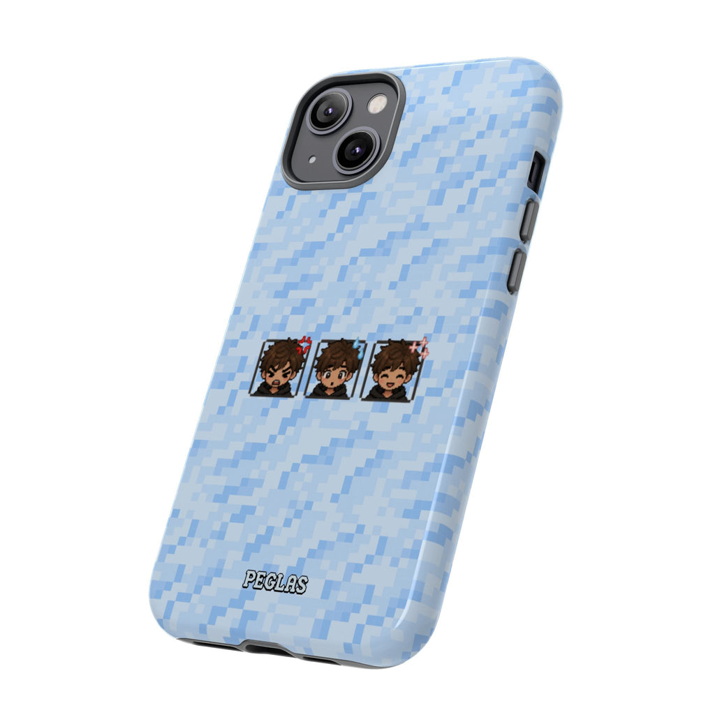 Blue Boy Emojis Blue Tough Phone Case
