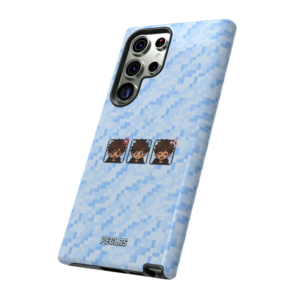 Blue Boy Emojis Blue Tough Phone Case