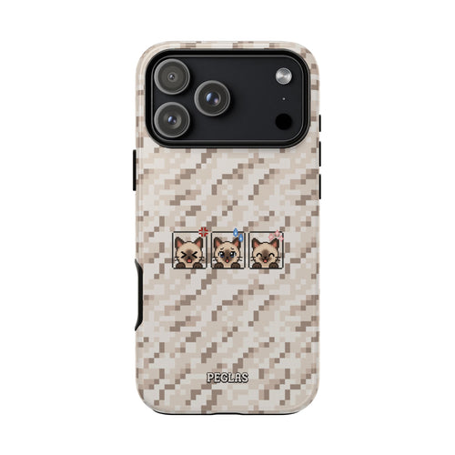 Pixel Cat Emojis Tough Phone Case