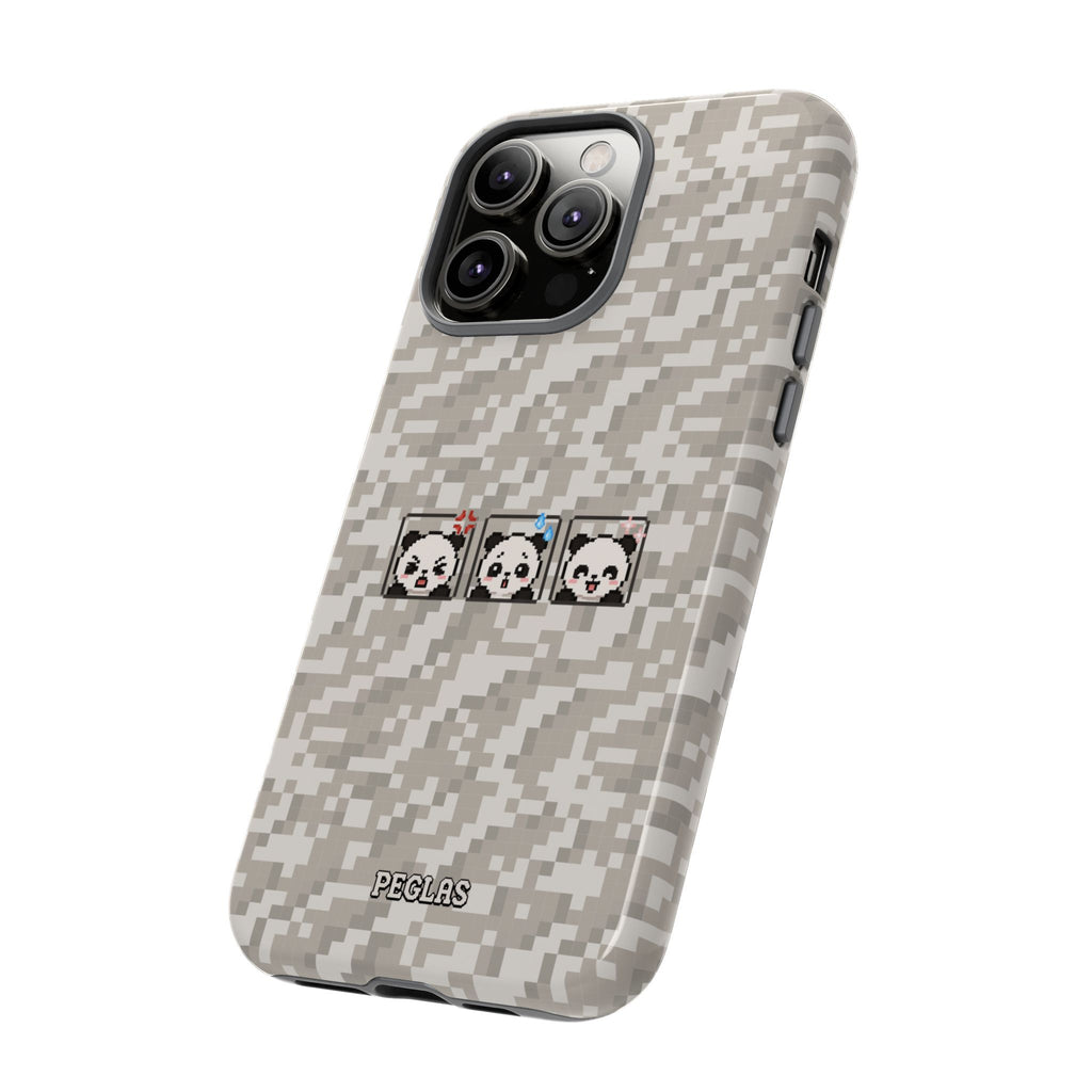 Pixel Panda Emojis Tough Phone Case