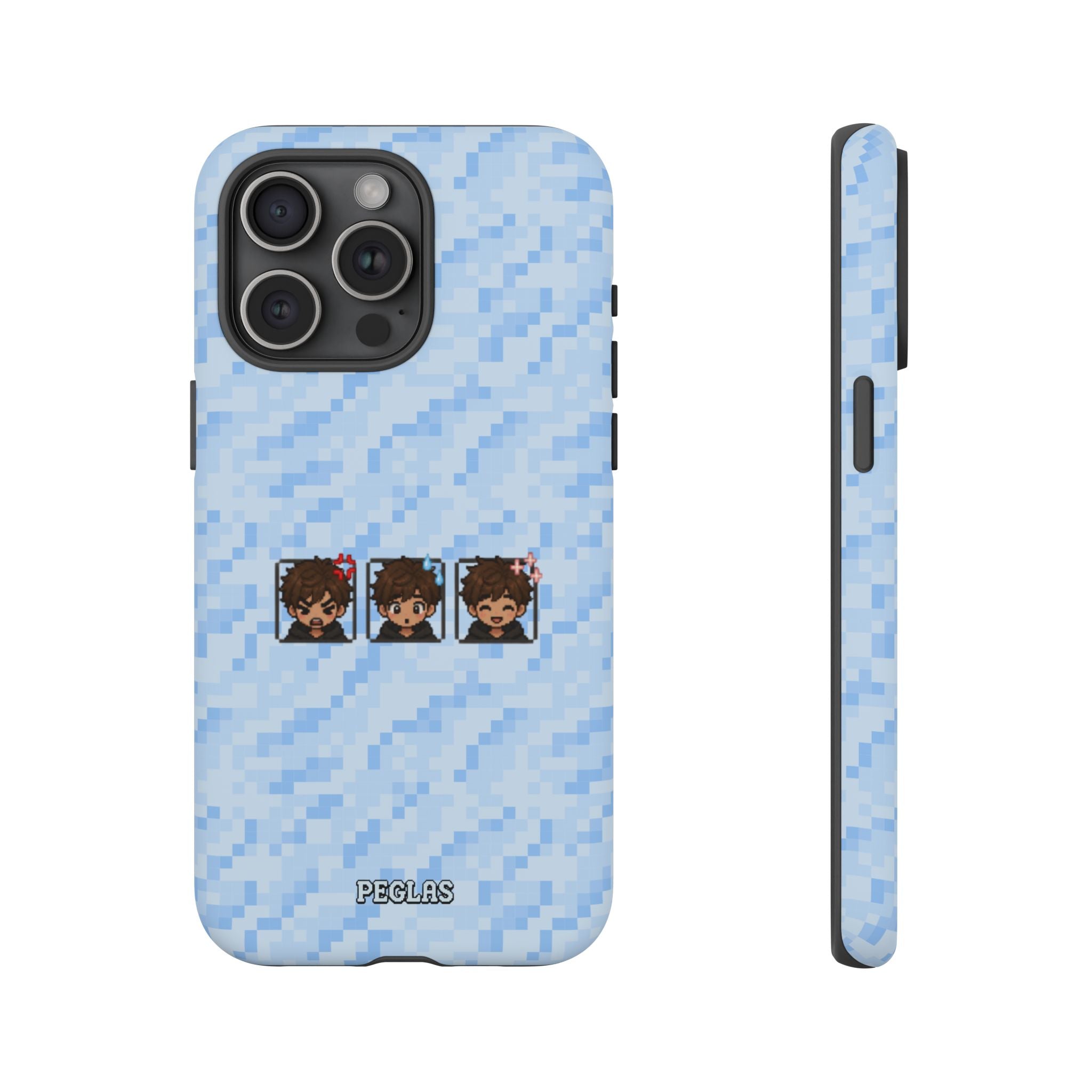Blue Boy Emojis Blue Tough Phone Case