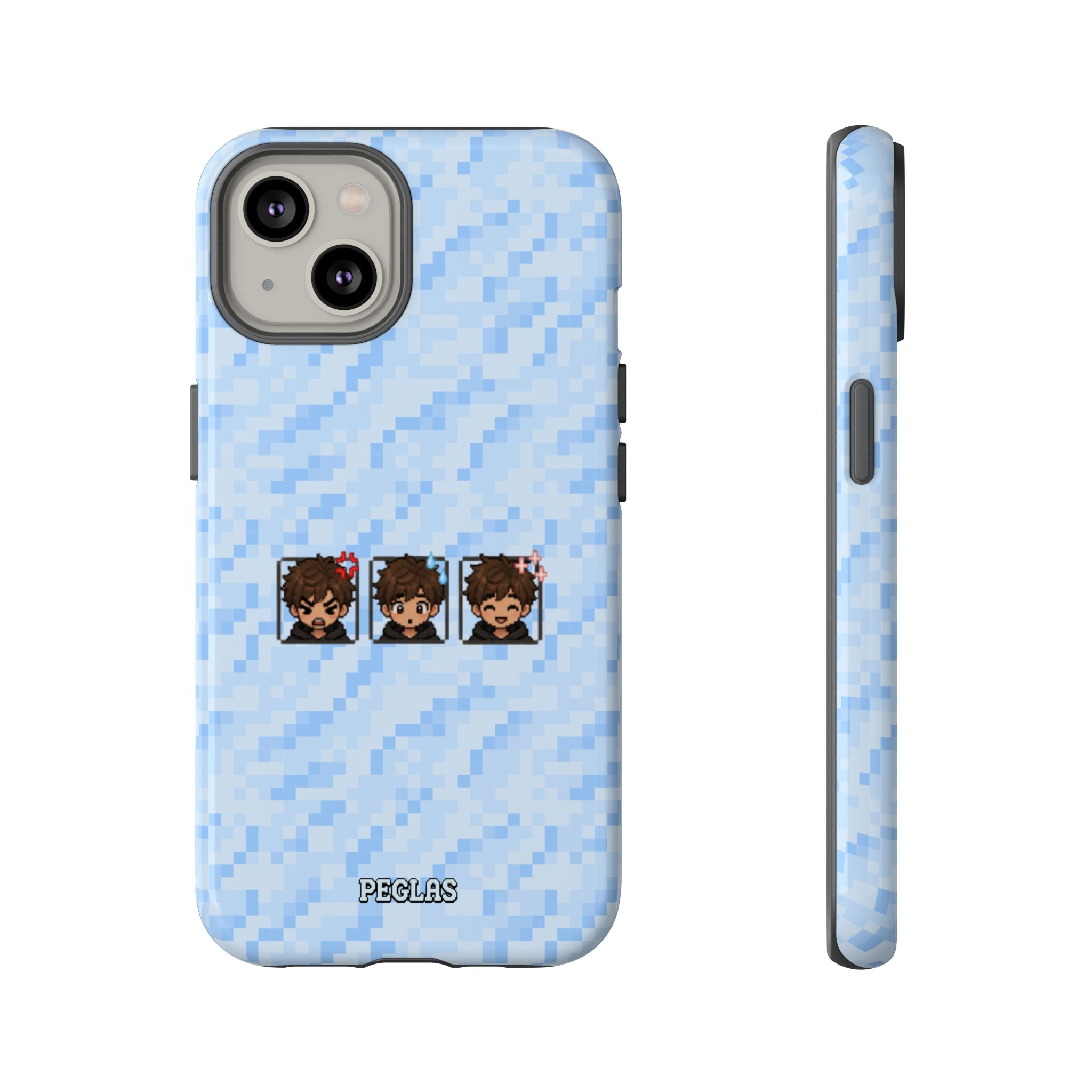 Blue Boy Emojis Blue Tough Phone Case
