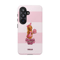 Phone Case — “Sweeter Than You” Pink Striped Cute Cake Girl Protective Cover