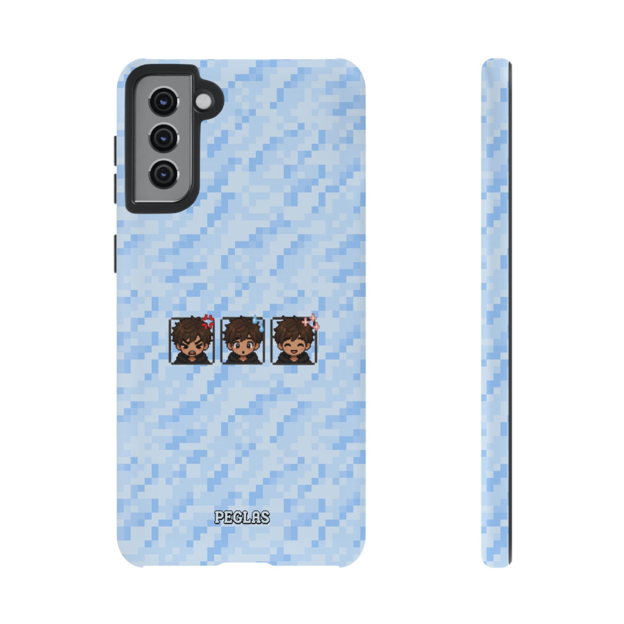 Blue Boy Emojis Blue Tough Phone Case