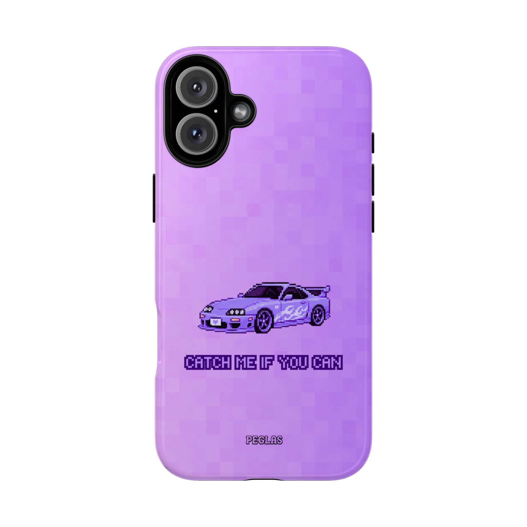 Purple Sports Car Phone Case — "Catch Me If You Can" Tough Phone Case