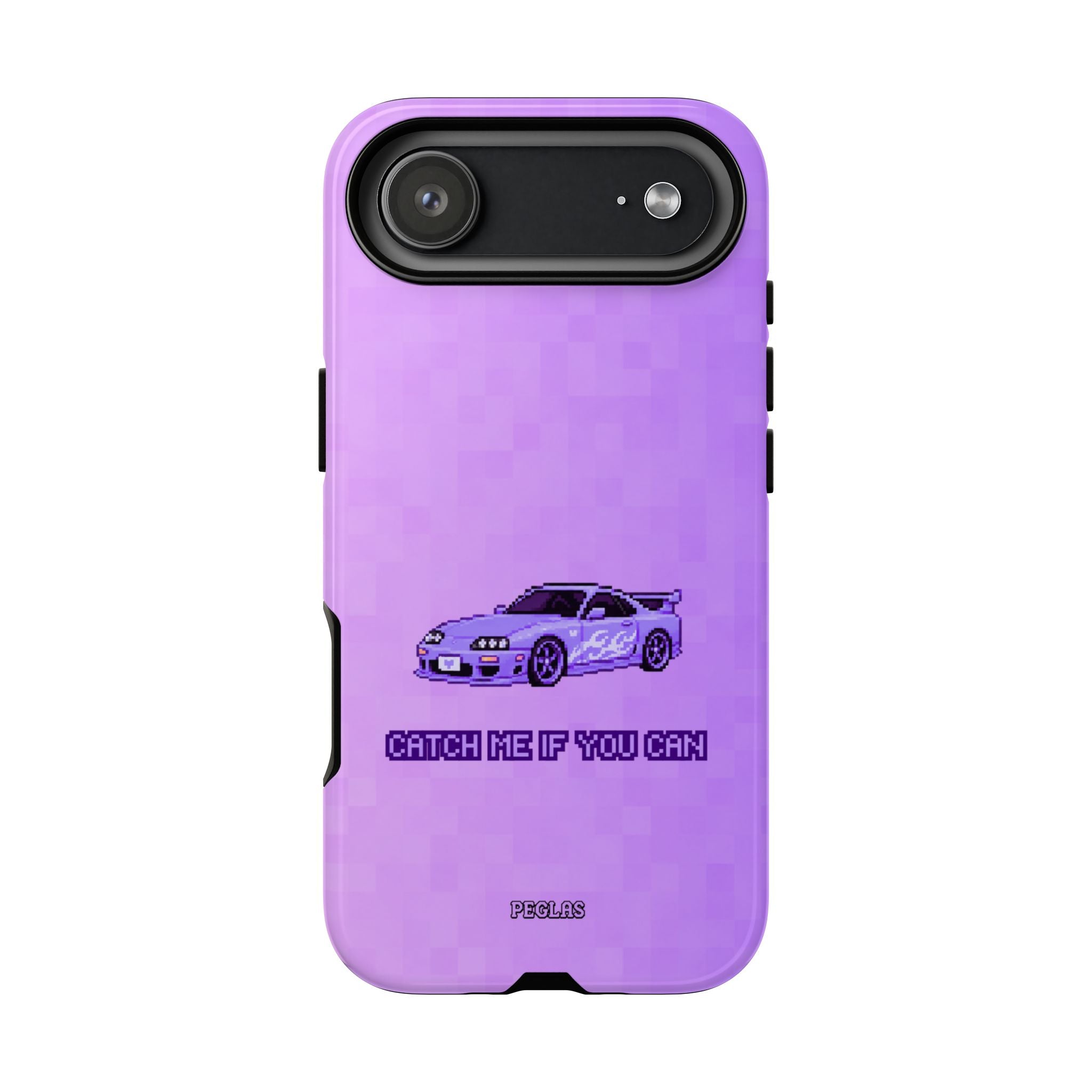 Purple Sports Car Phone Case — "Catch Me If You Can" Tough Phone Case