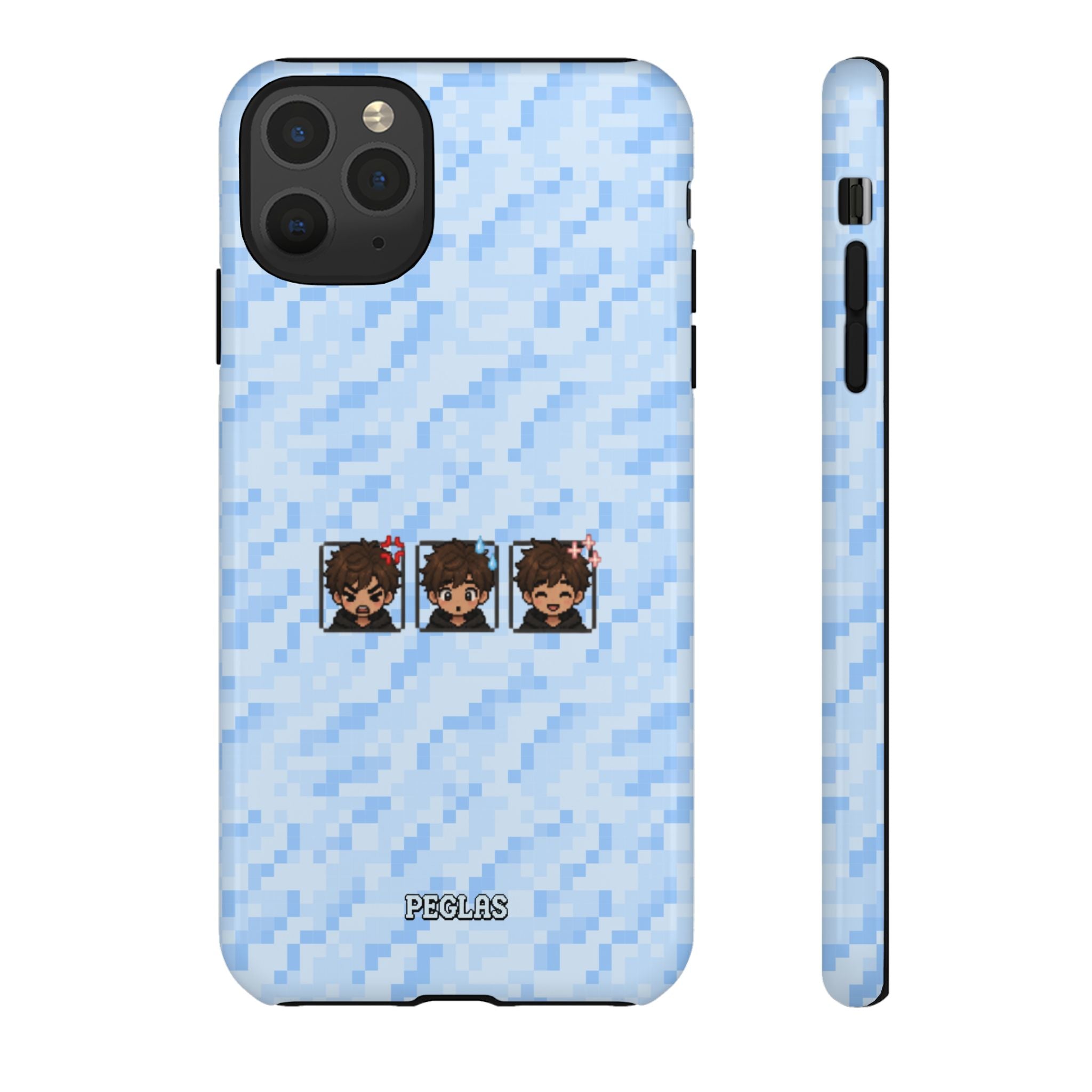 Blue Boy Emojis Blue Tough Phone Case