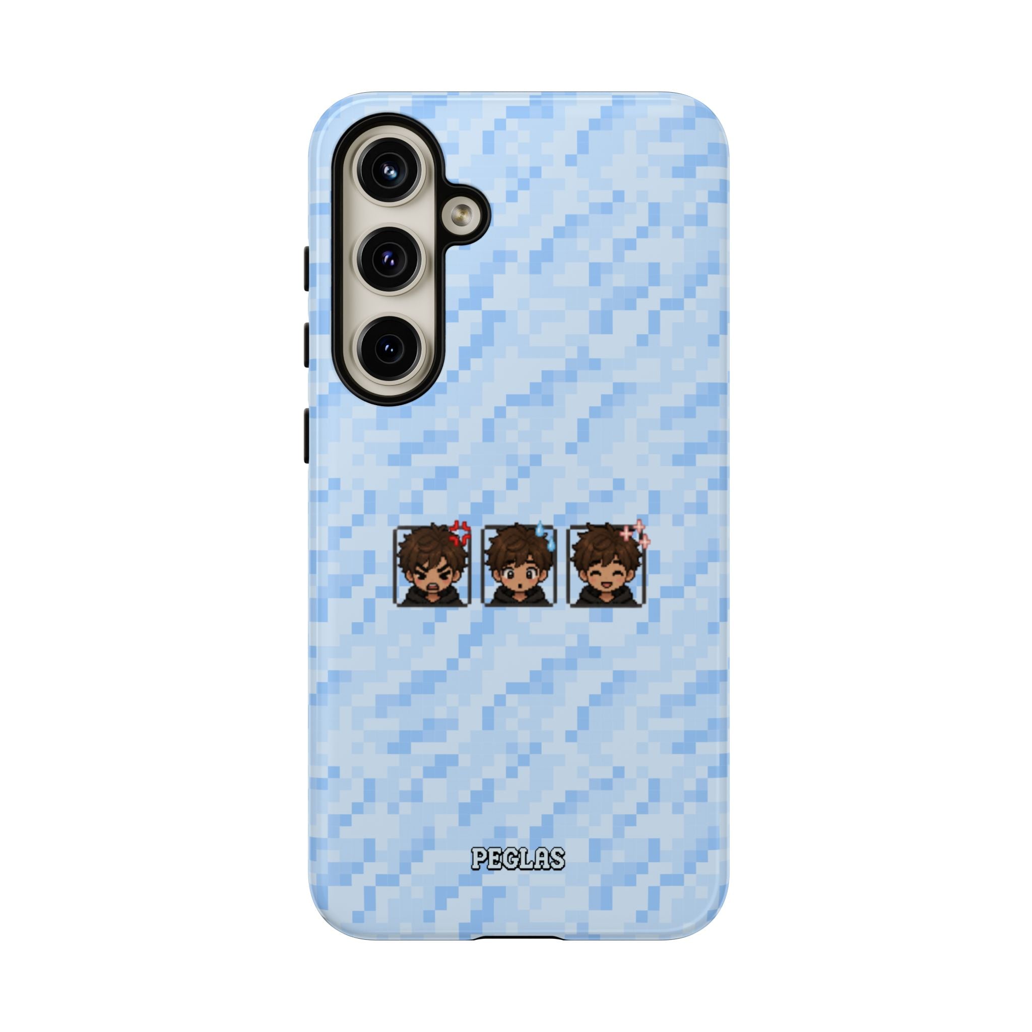 Blue Boy Emojis Blue Tough Phone Case