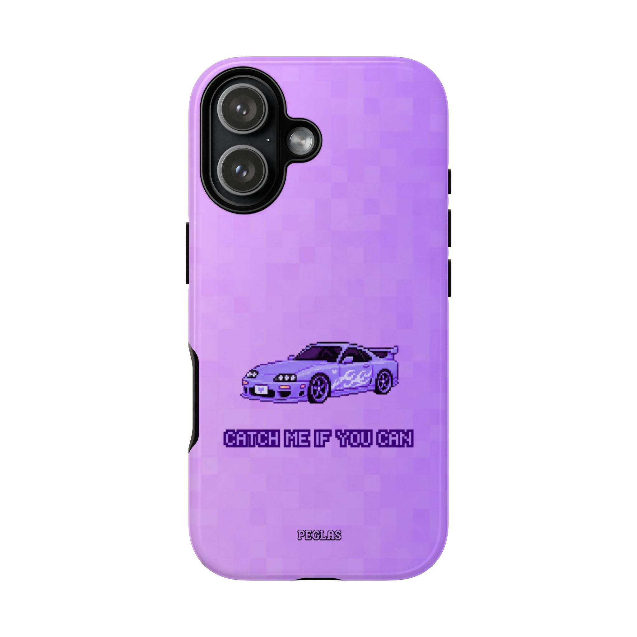 Purple Sports Car Phone Case — "Catch Me If You Can" Tough Phone Case